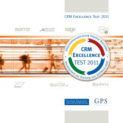 CRM Excellence Test 2011 - CRM-Systeme im Vergleich